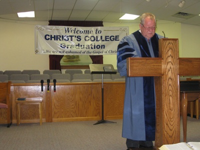 Christ's College graduation